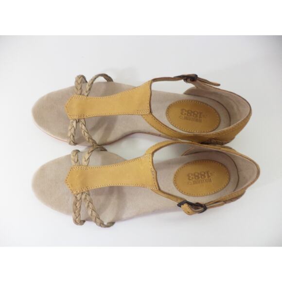 WOLVERINE 1883 COLLECTION TILLEY TAN NUBUCK LEATHER SANDAL SHOE EUR 41 US 9.5M - Picture 2 of 9